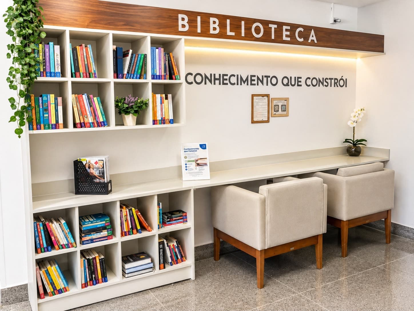 Hospital em Salvador inaugura biblioteca com mais de 150 livros doados por colaboradores