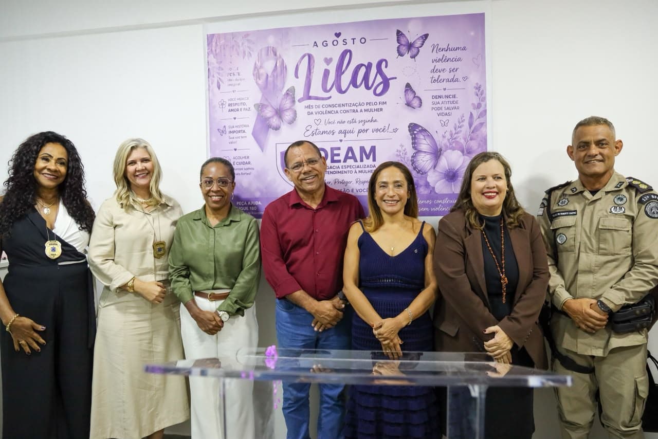 Sala Lilás é inaugurada na DEAM de Camaçari para acolher vítimas