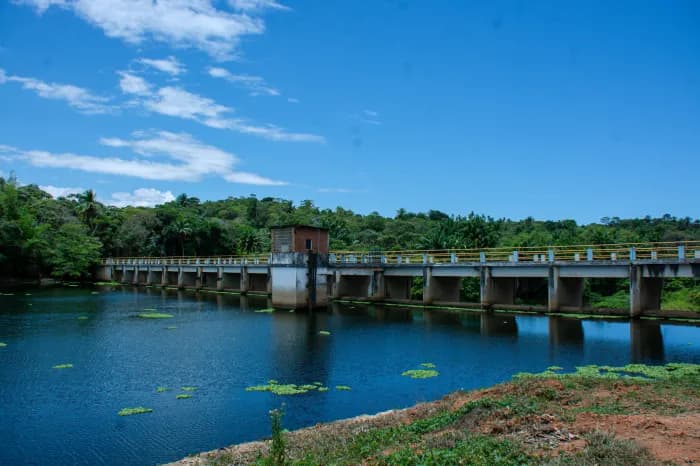 Defesa Civil faz monitoramento da Barragem Joanes I em Lauro de Freitas com drone