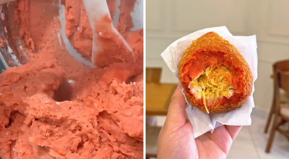 Confeitaria em Itupeva viraliza com coxinha rosa feita por engano