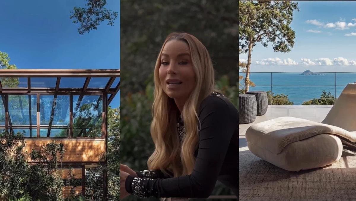 Danielle Winits mostra reforma da mansão no Rio com vista para o mar