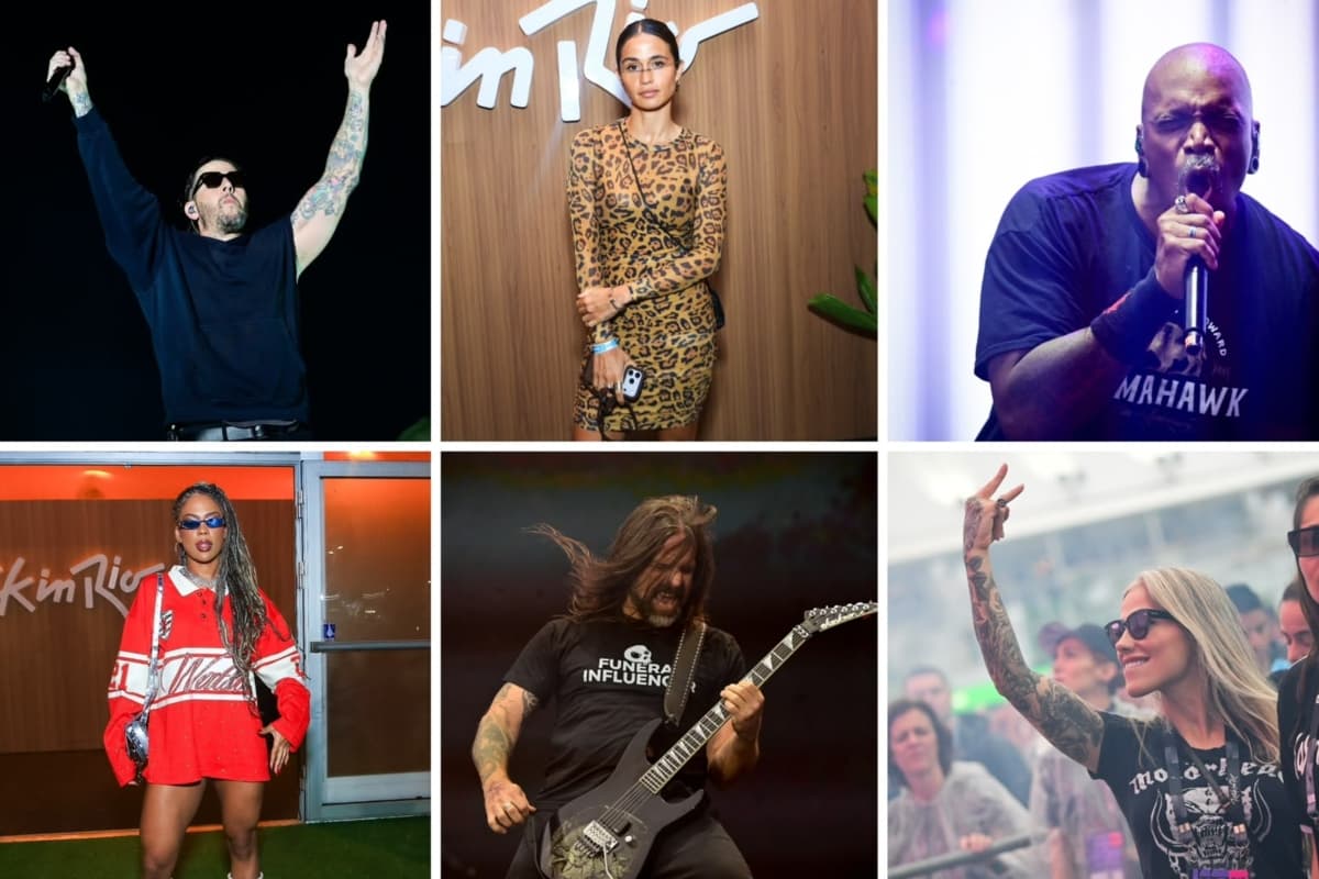 Rock in Rio: segundo dia de metal, chuva e famosos na Cidade do Rock