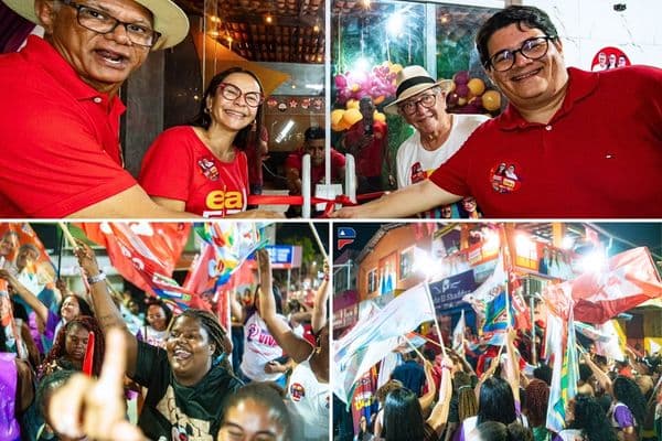 Tagner e Ivoneide inauguram comitê em Lauro de Freitas para ampliar campanha