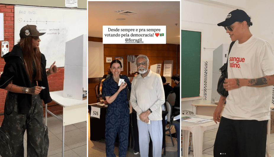 Famosos votam no 2º turno das eleições e mostram votos nas redes