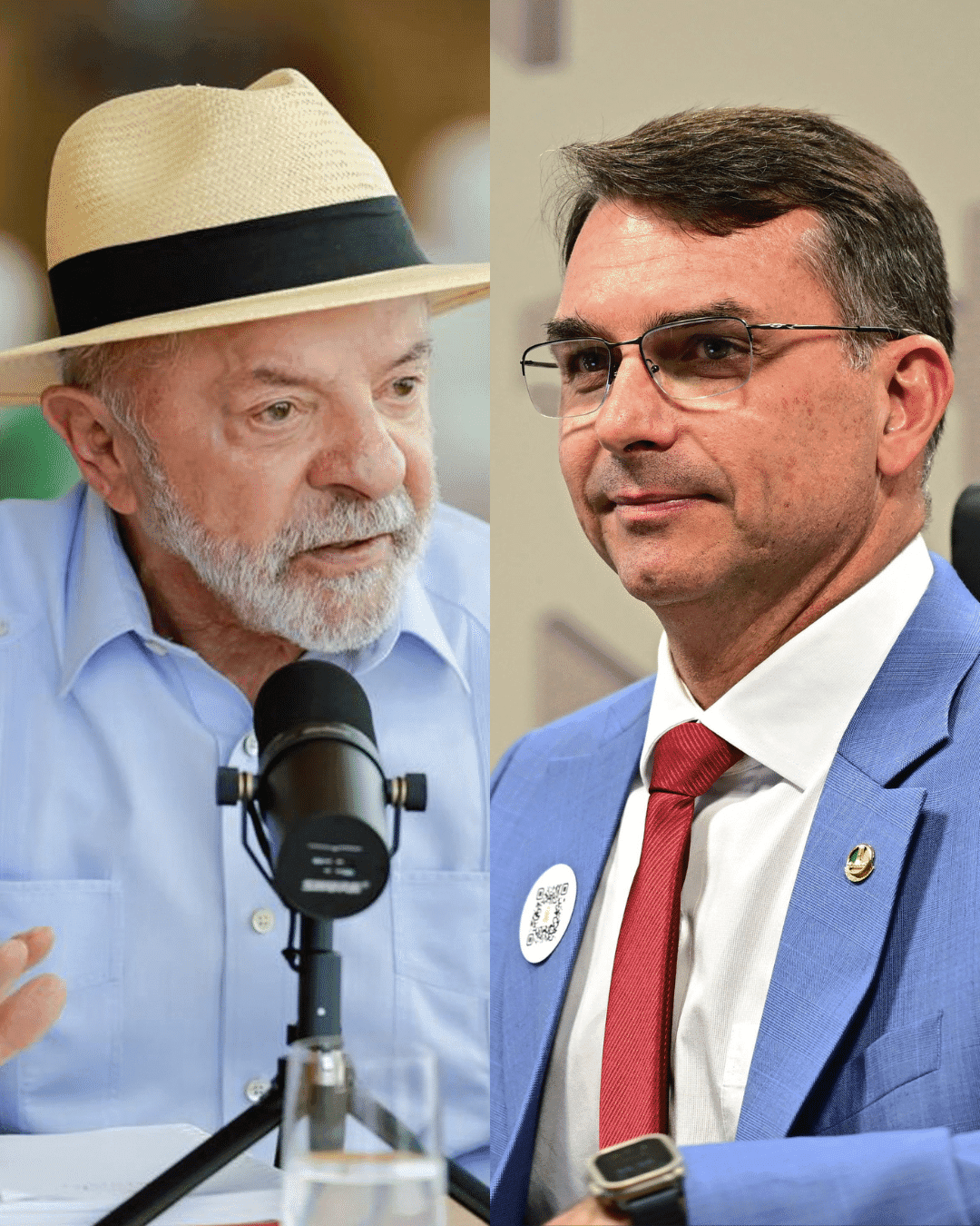 Pesquisa Ipespe mostra empate técnico entre Flávio Bolsonaro e Lula no segundo turno