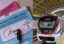 “Metrô Grátis para Estudantes no ENEM: Não Fique de Fora!”