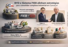 BYD e FIEB: Estratégias para Impulsionar Exportações em Camaçari