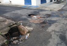 Buracos em rua do Phoc I: Alerta sobre risco à segurança!