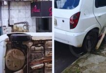 Acidente: Veículo capota ao colidir com barreira em Camaçari