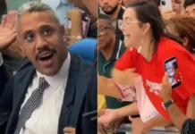 Professores em Protesto: Tensão Após Vereador Rasgar Contracheque