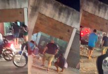 Carro invade casa ao atravessar parede na Avenida Sul em Camaçari
