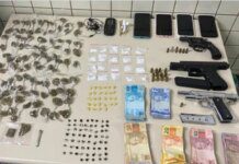 Baleados em Camaçari: Tiros, armas e drogas apreendidos!