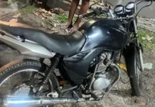 Motocicleta adulterada é apreendida pela PM em Camaçari