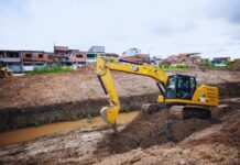 Bacia do Rio Camaçari ganha primeiras estruturas permanentes em Nova Vitória