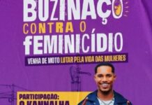 Buzinaço em Camaçari: Motociclistas protestam contra feminicídio
