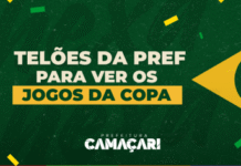 Telões na Camaçari: Veja os jogos do Brasil na Copa ao vivo!