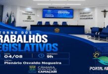 Câmara de Camaçari Reinicia Atividades Legislativas Hoje!