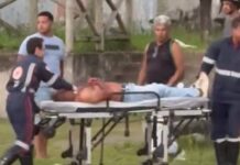 Motociclista é severamente ferido por linha com cerol em Camaçari