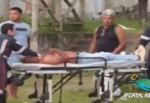 Corte grave no pescoço de motociclista por linha com cerol em Camaçari