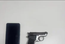 Pistola com numeração suprimida é apreendida em Camaçari
