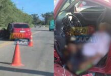 Idoso ferido em grave acidente na rotatória de Camaçari